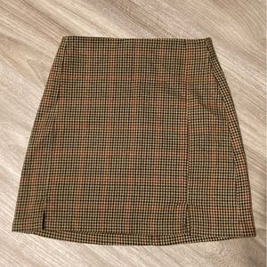 PacSun plaid mini skirt